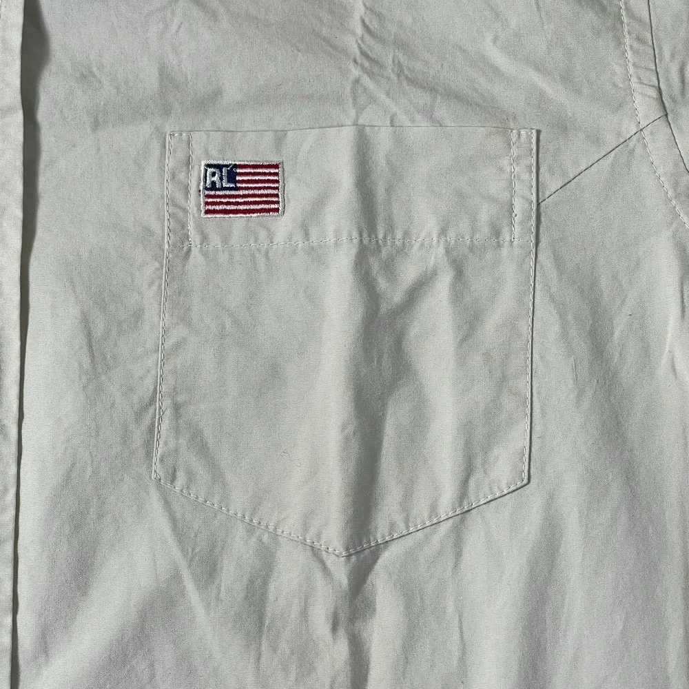 Polo Ralph Lauren Women's Cream Button-Front Shirt Dress - Picture 5 of 16